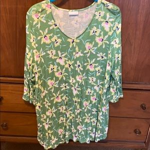 Long sleeved Green dress